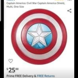 2 captain american huge shields.